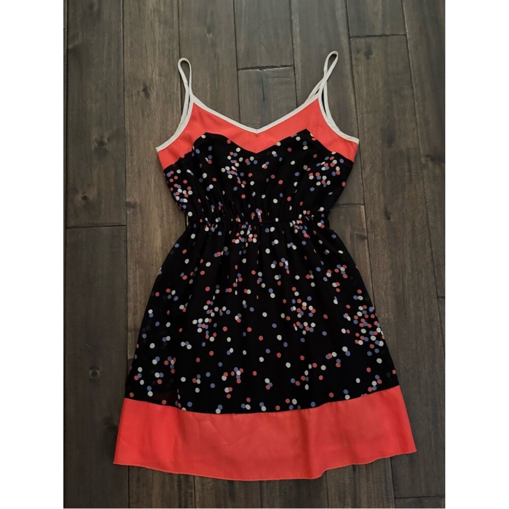 Ya Los Angeles Strapless Polka Dot Summer Dress S